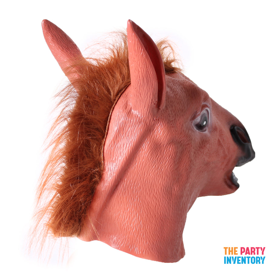 Horse Head Latex Mask