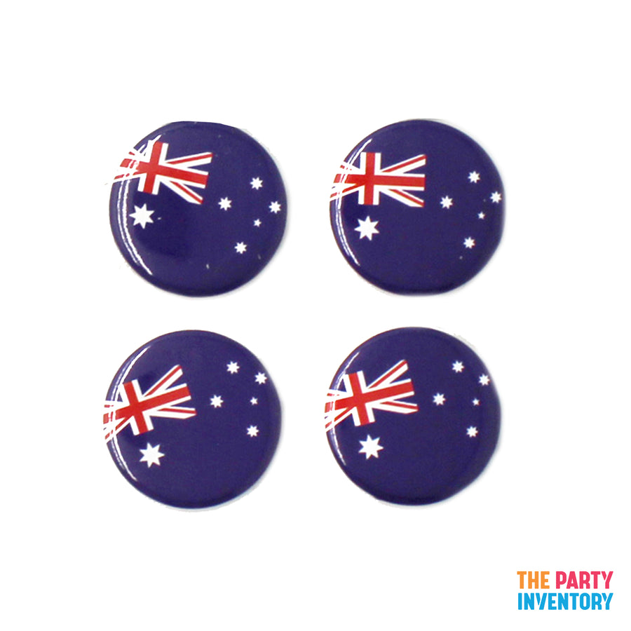 Australian Flag Badges (10pcs)