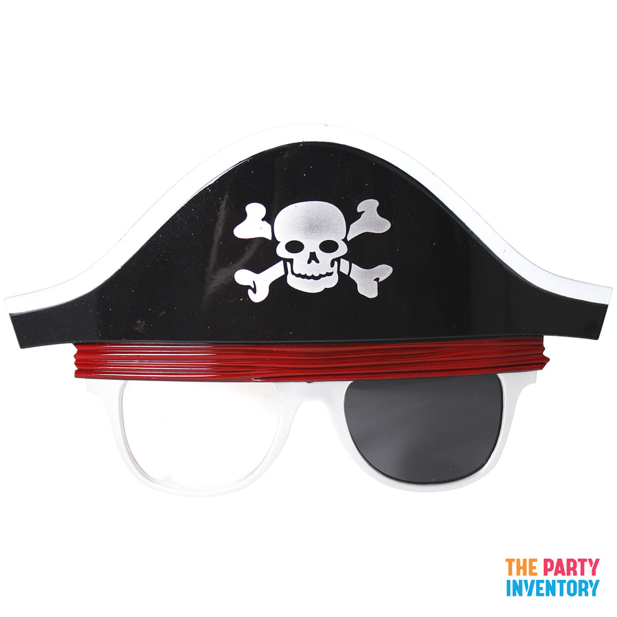 Pirate Party Glasses with Red Sash