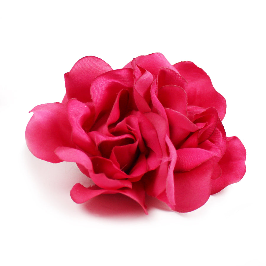 Pink Double Flower Hair Clip