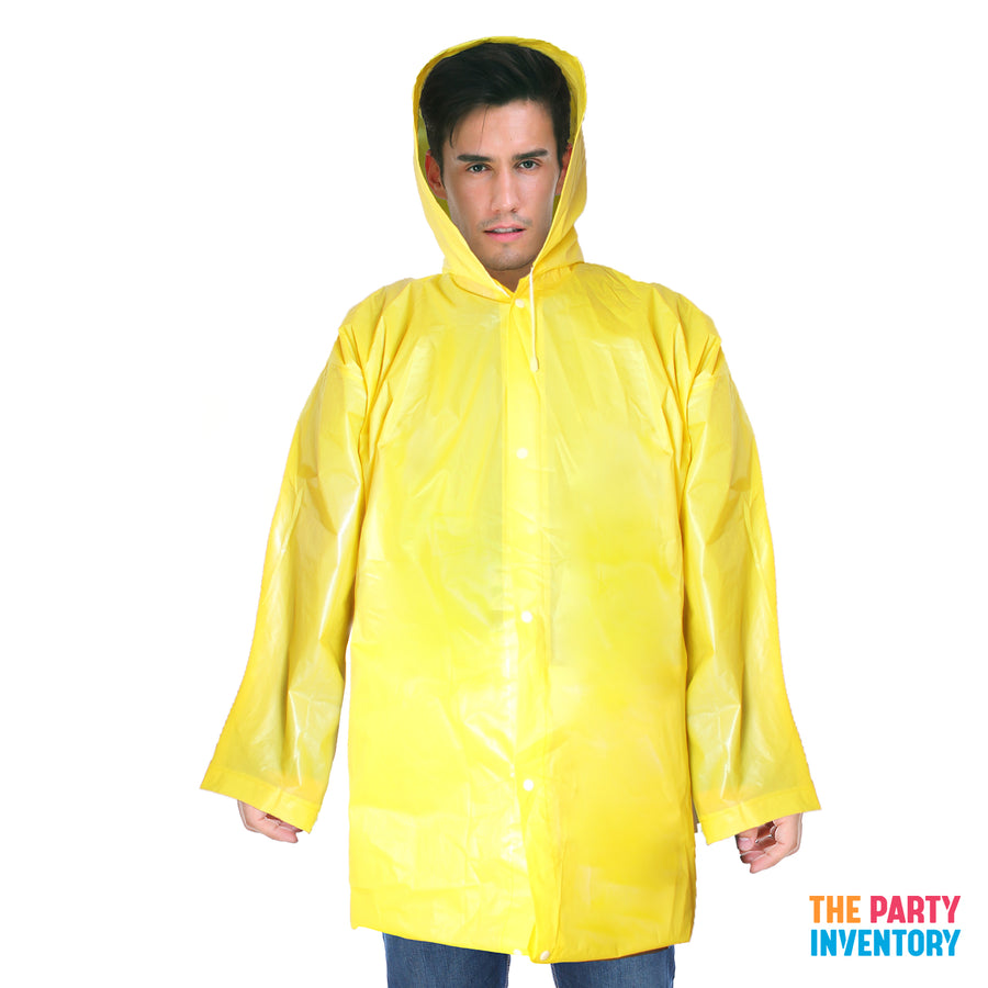 Adult Yellow Raincoat Costume