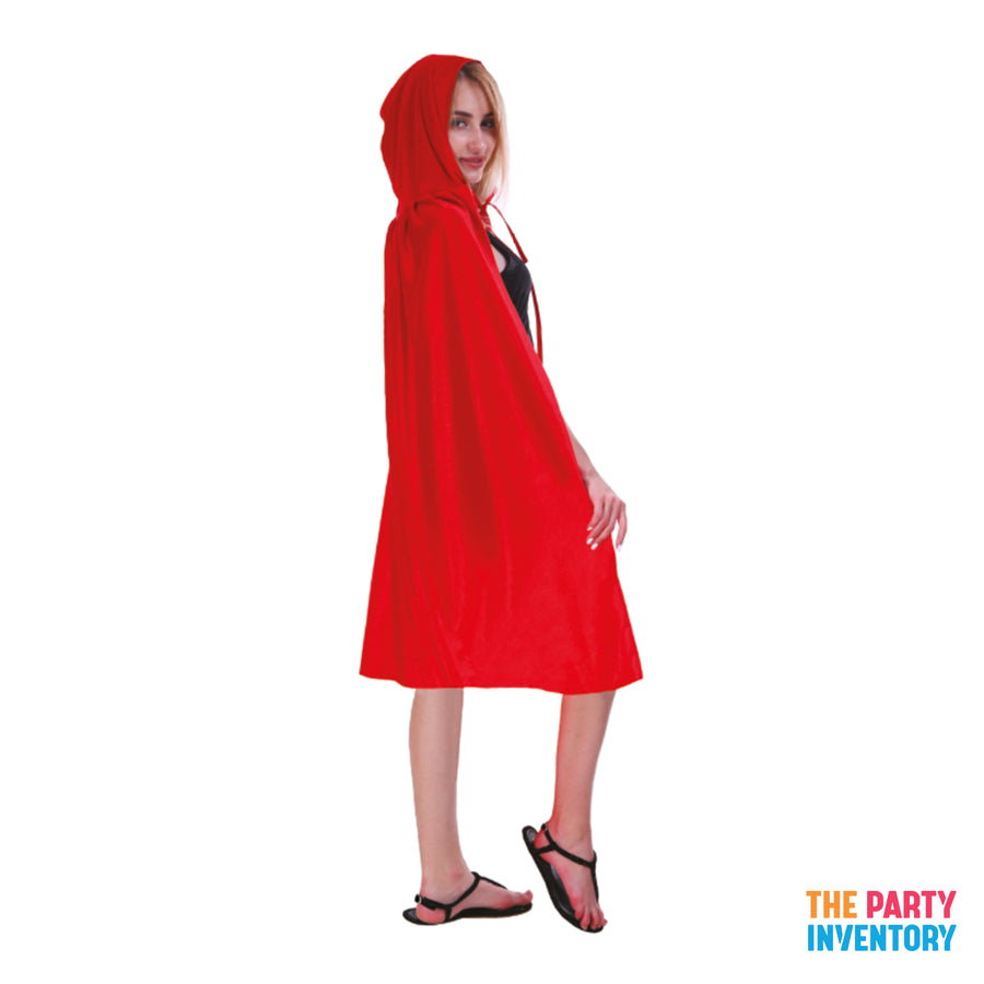 Adult Little Red Cape Costume Kit