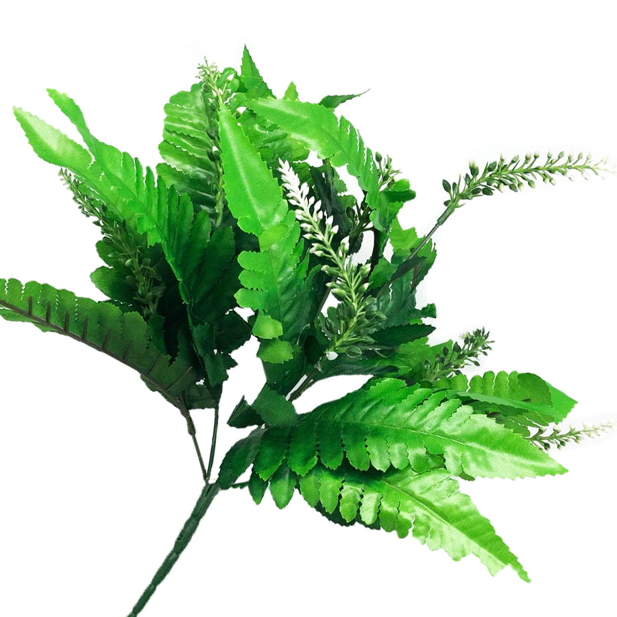 Artificial Fern Leaf Branch with Flowers