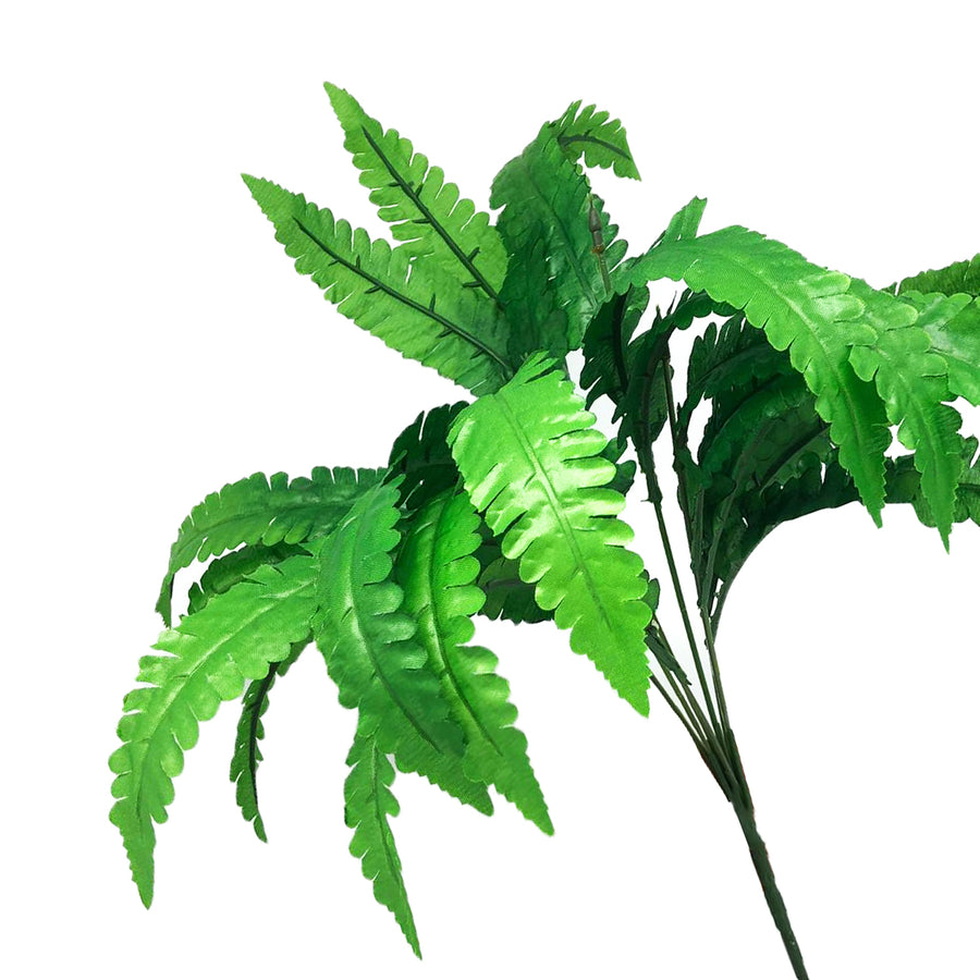 Artificial Green Fern Leaf Branch