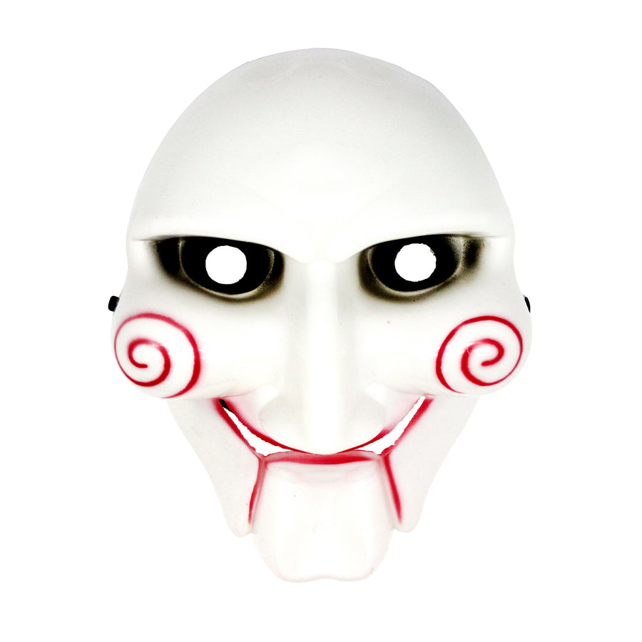 Saw Red Swirl Mask