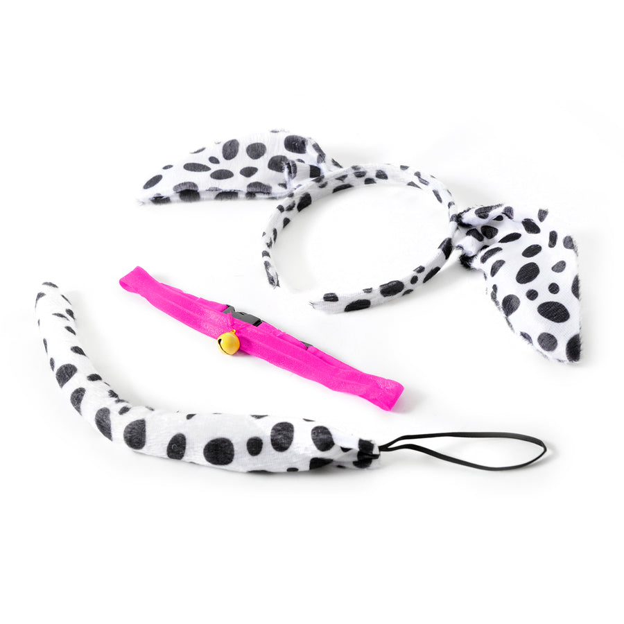 Deluxe Pink Dalmatian Costume Kit (3 Piece Set)