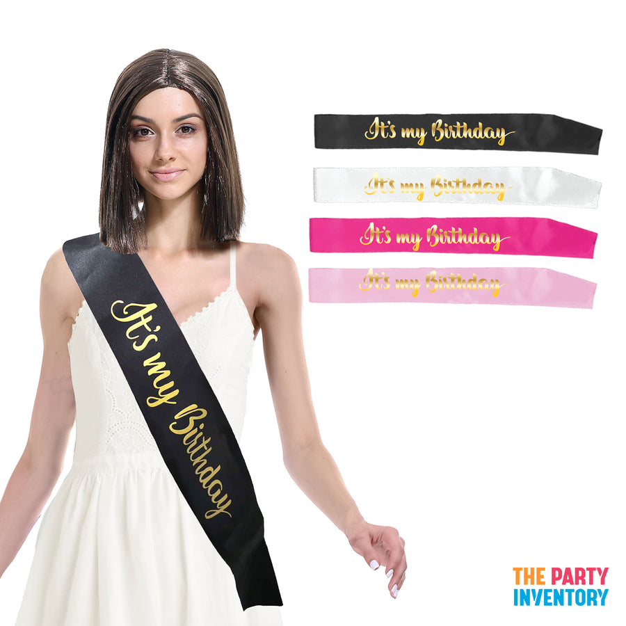 It's my Birthday Party Sash