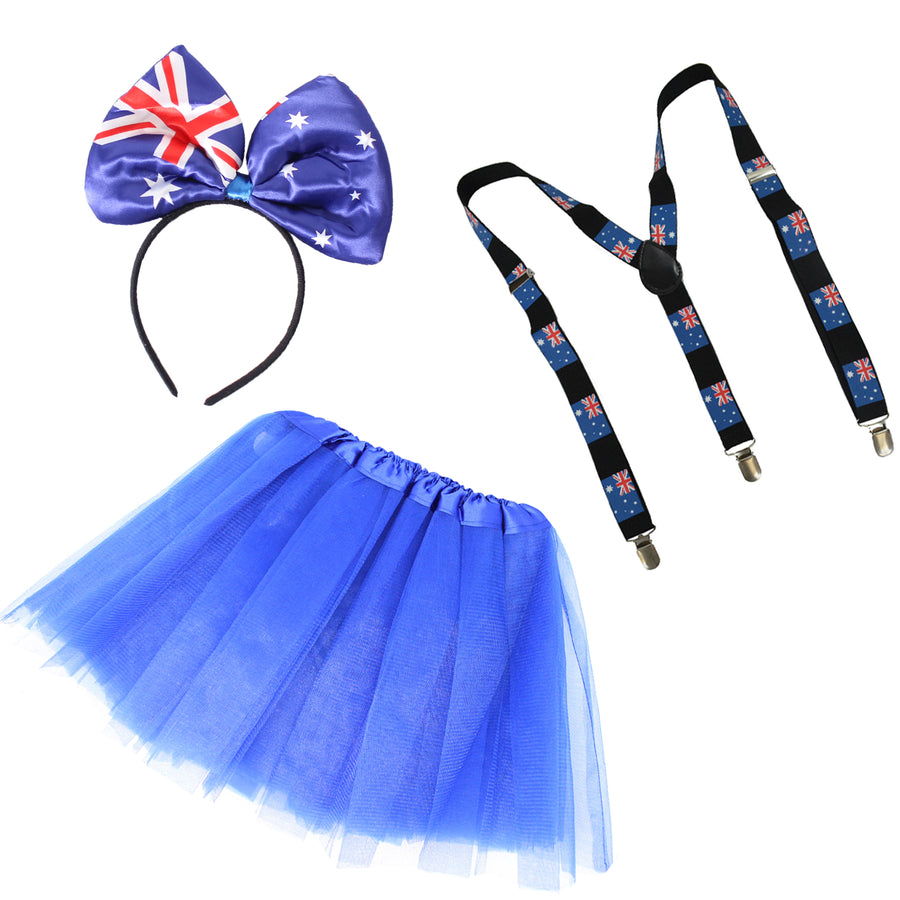 Australia Day Girl Costume Kit (Kids/Adults)