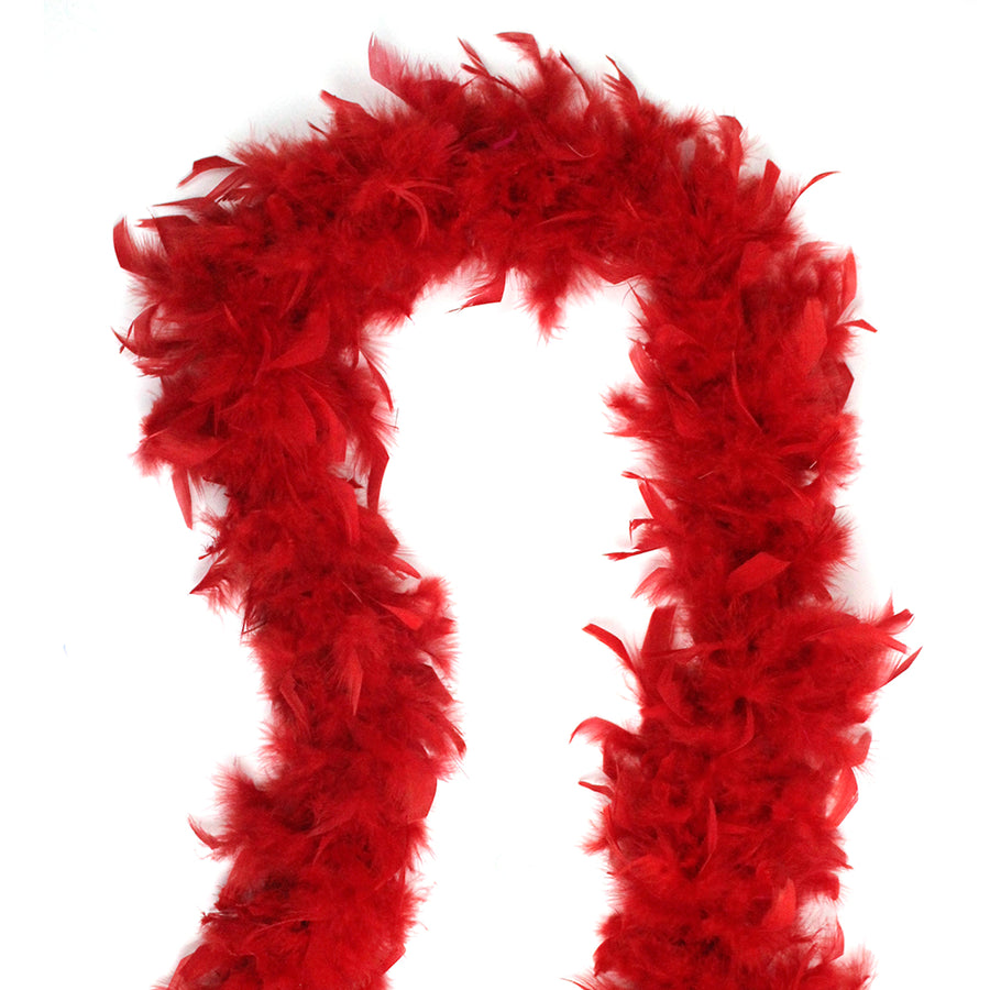 Red Feather Boa