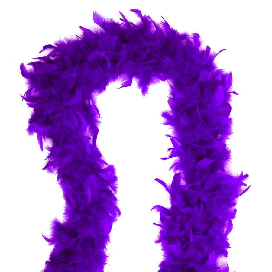 Purple Feather Boa