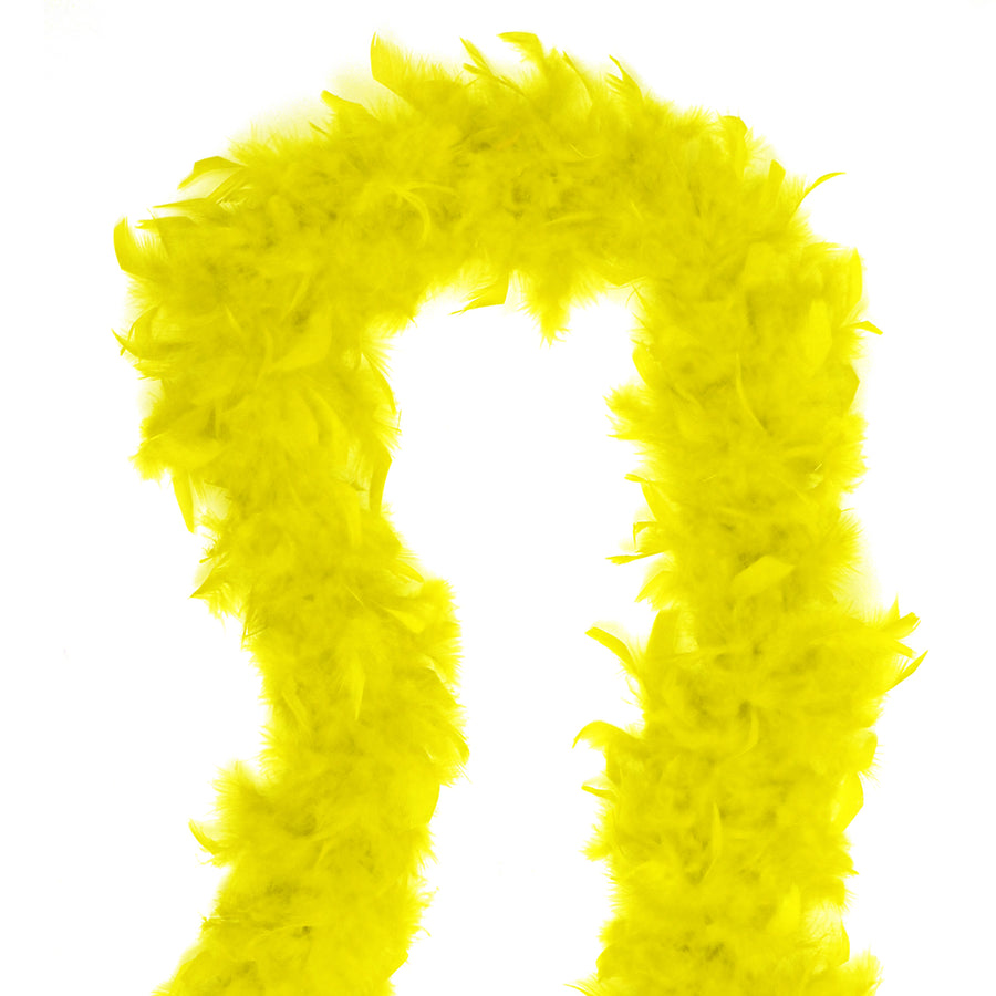 Yellow Feather Boa