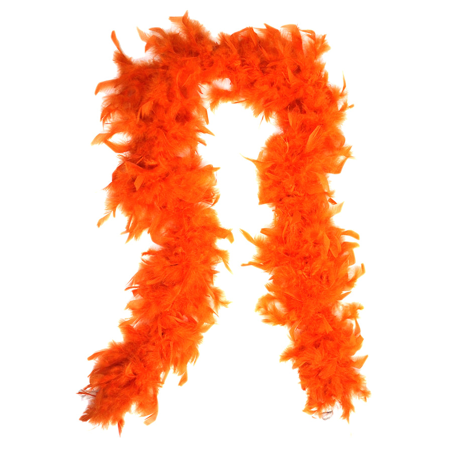 Orange Feather Boa