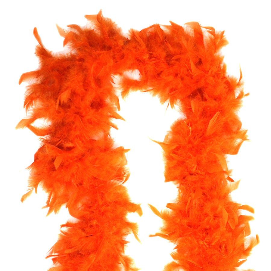 Orange Feather Boa