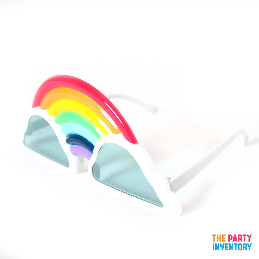 Rainbow Cloud Party Glasses