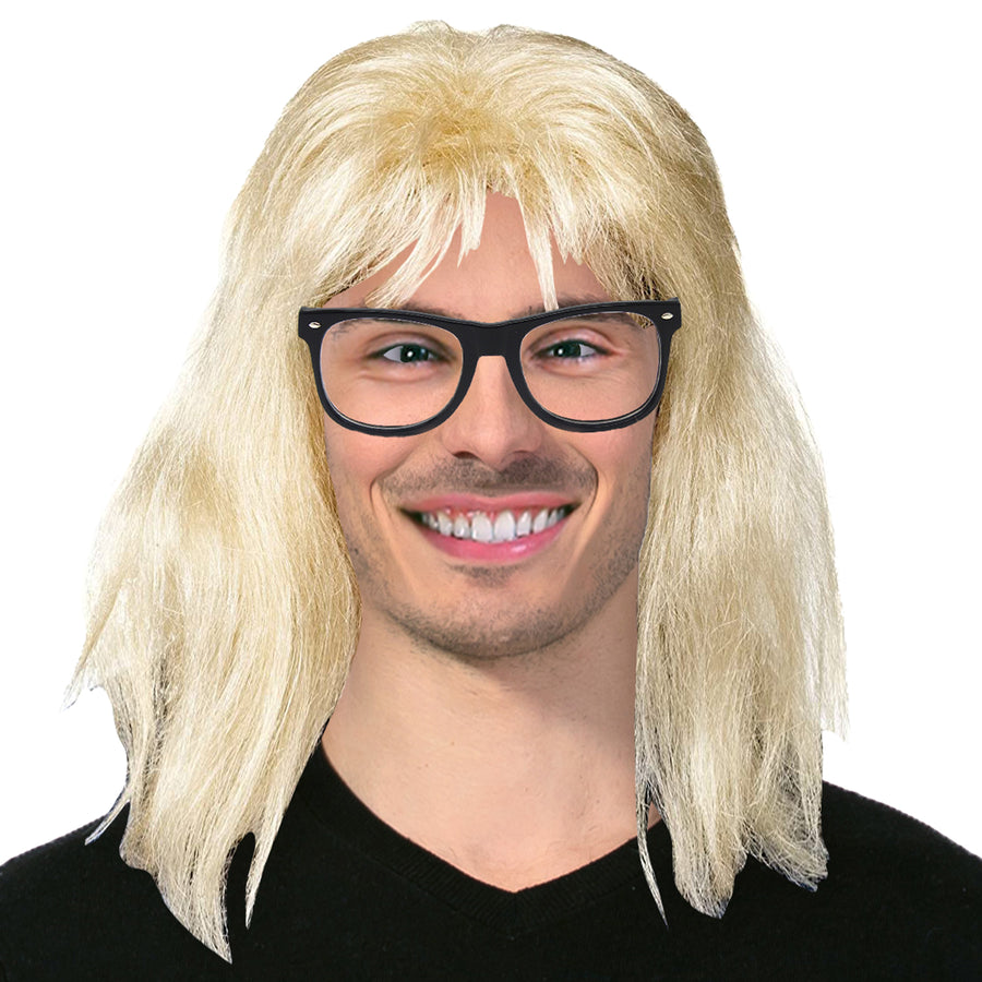 Mens Nerd Mullet Wig