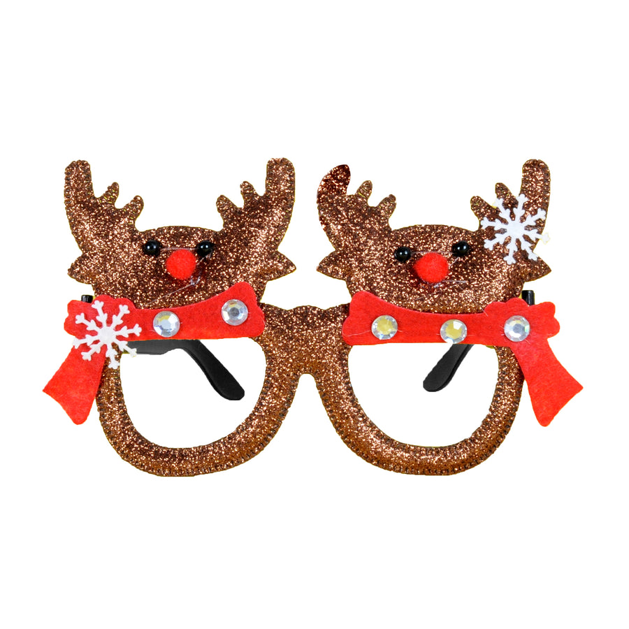 Twin Reindeers Party Glasses