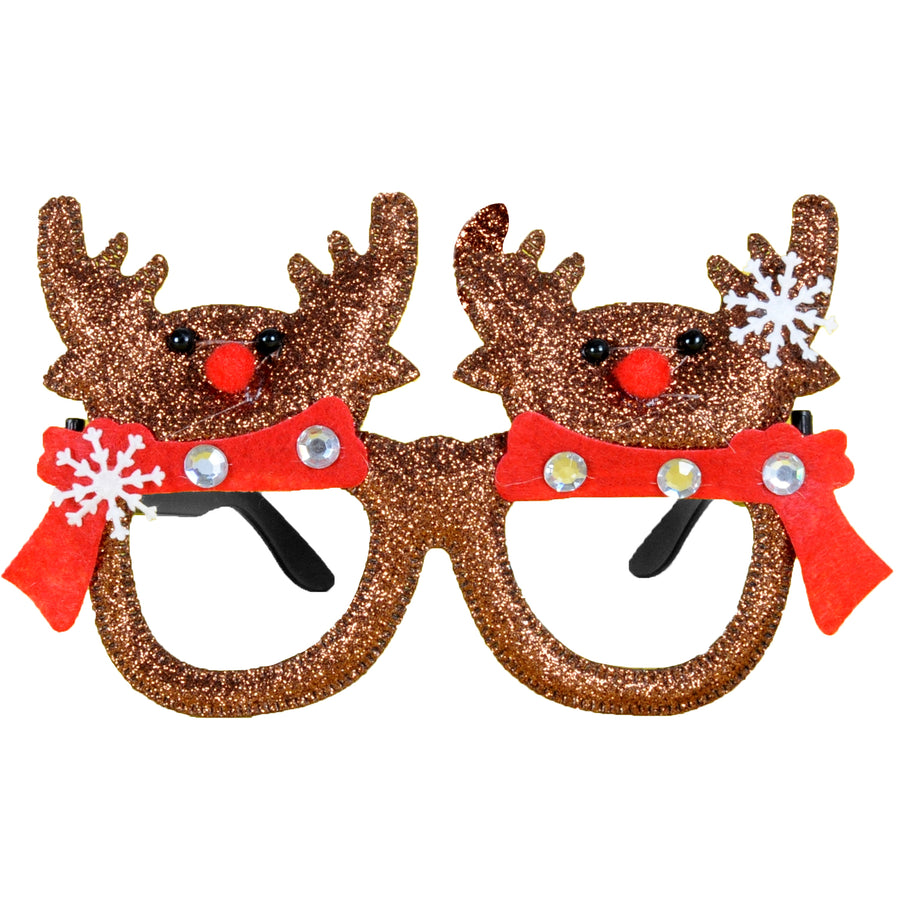 Twin Reindeers Party Glasses