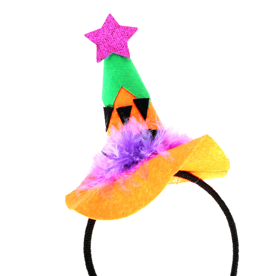 Pumpkin Witch Hat Headband