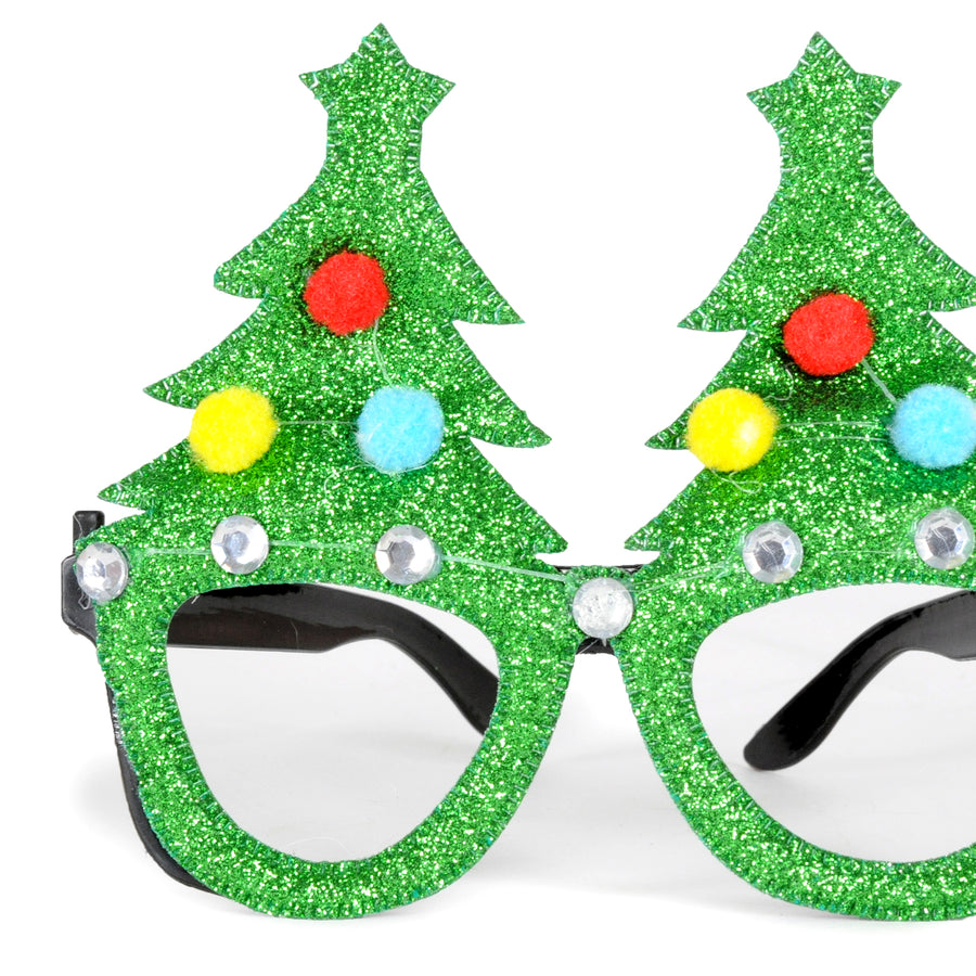 Christmas Tree Party Glasses (Green)