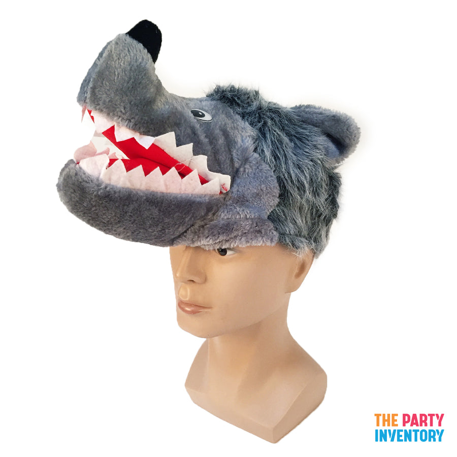 Novelty Plush Wolf Hat